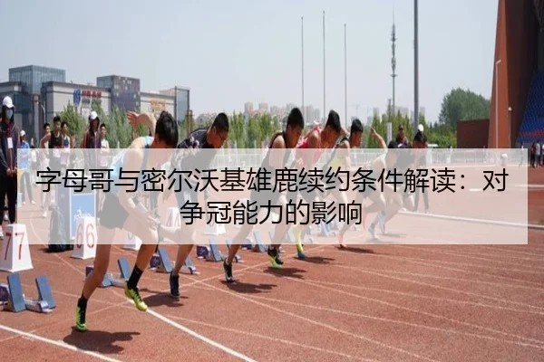字母哥与密尔沃基雄鹿续约条件解读：对争冠能力的影响